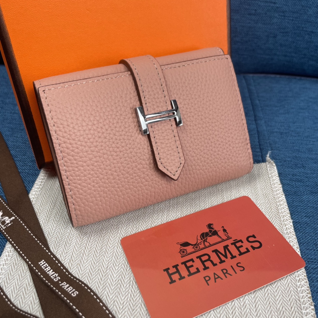 H**mes constance togo leather-10*12cm