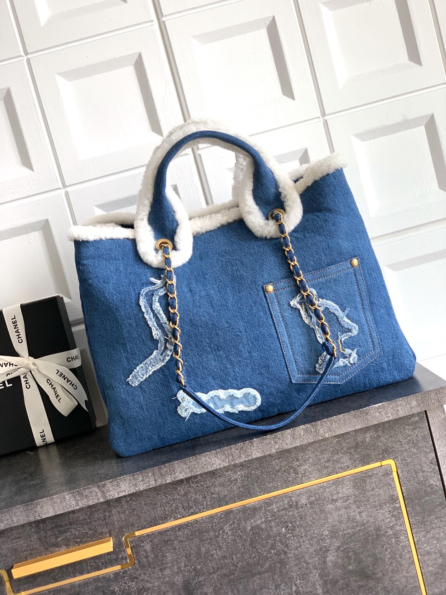 Ch@nel Tote Bag-29X40X14.5CM