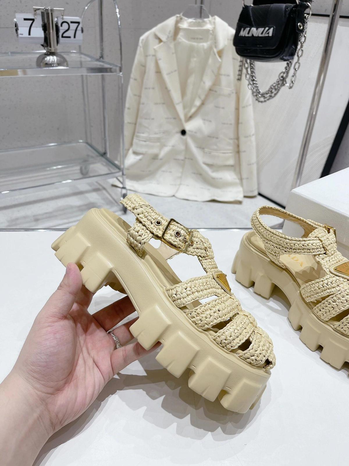 Pra*a sandals-5.5cm