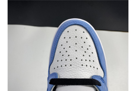 AIR JORDAN 1 RETRO HIGH WHITE UNIVERSITY BLUE BLACK 555088-134