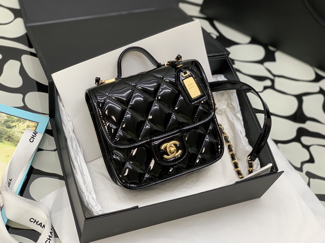 Ch@nel Flap Bag-17*20.5*6CM