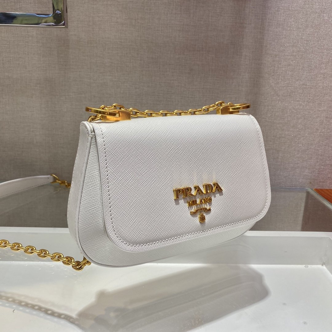 Pra*a saffiano chain bag1bd275-22*14*7cm