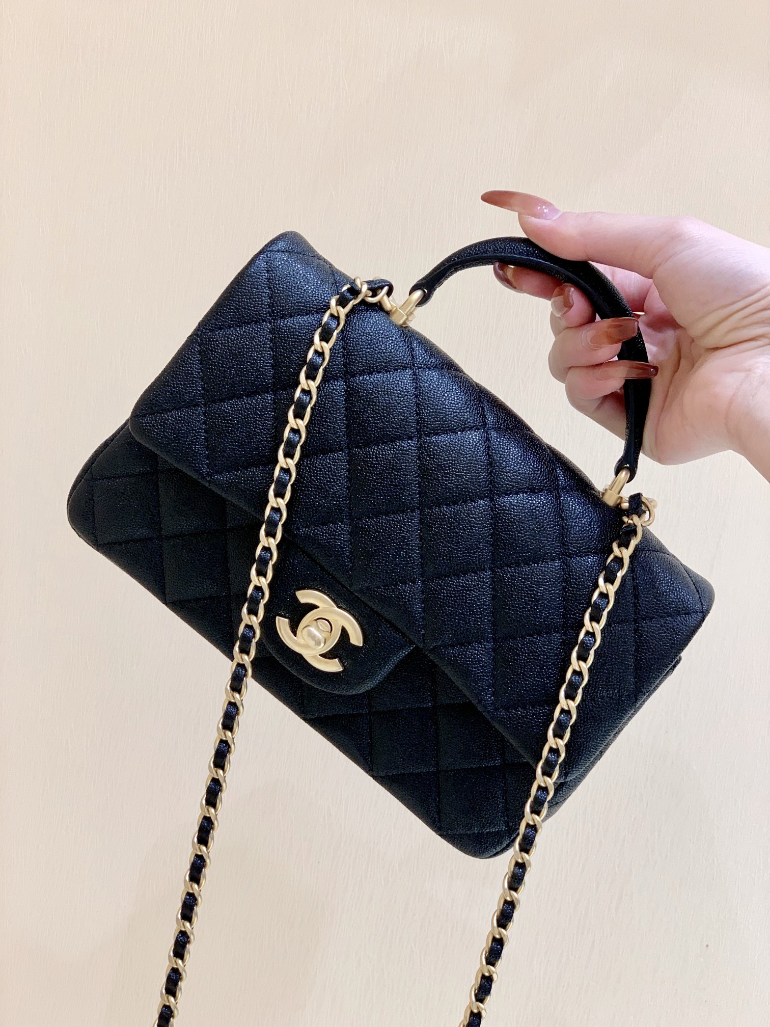 Ch@nel Flap Bag-20*13*9CM