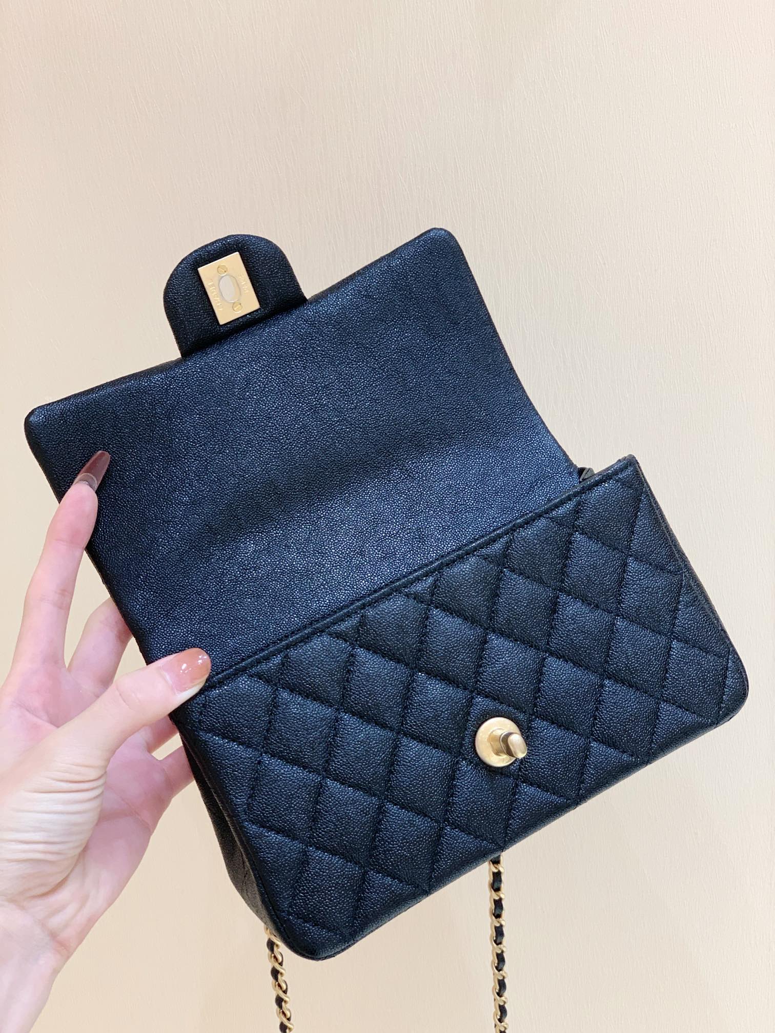 Ch@nel Flap Bag-20*13*9CM
