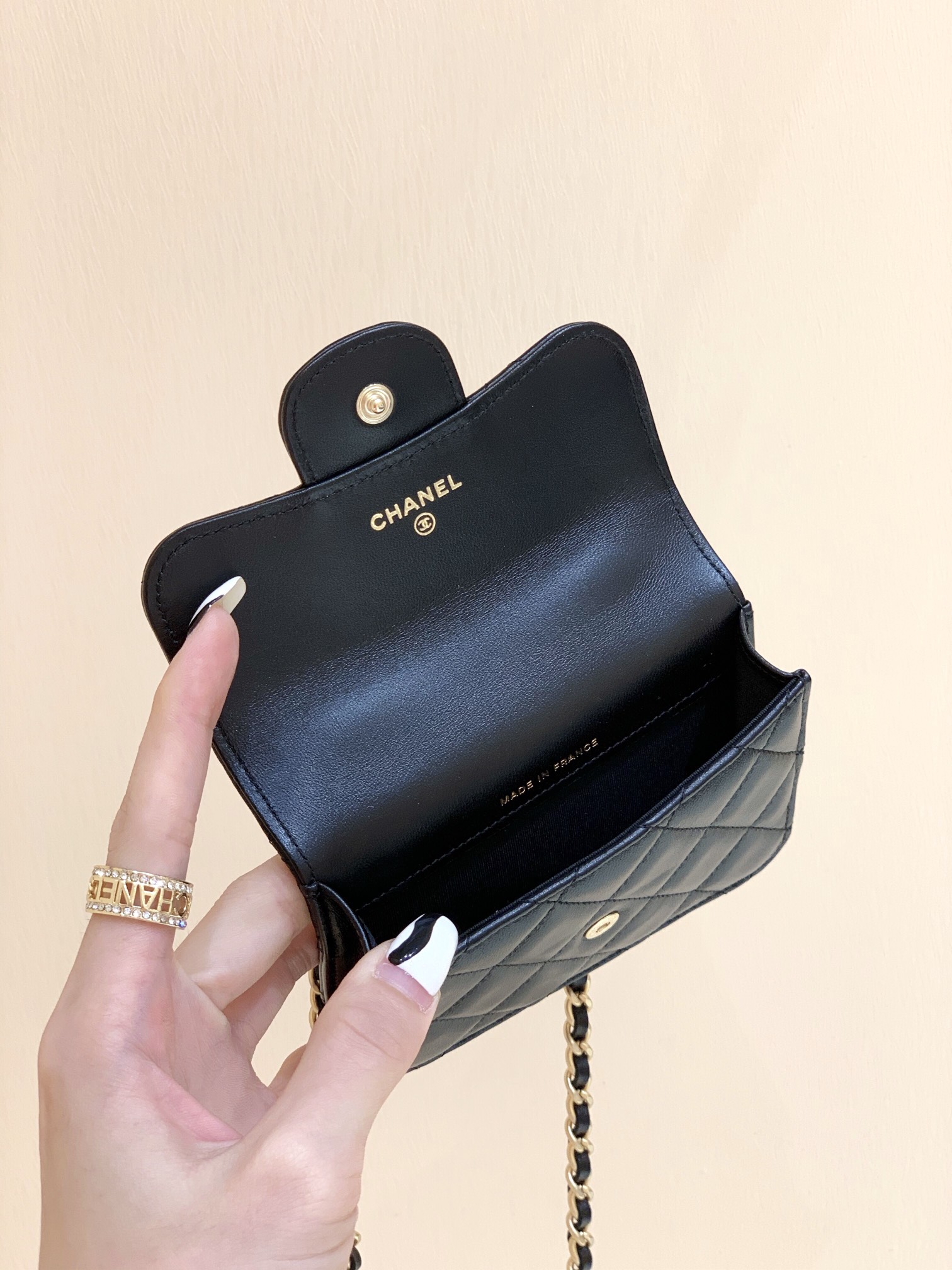Ch@nel Flap Bag-12.5x9.5x3.5CM