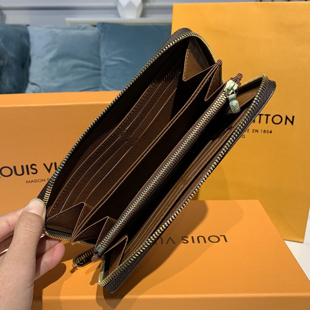 l0*is V*t0n zippy wallet n63503-19*10*2cm