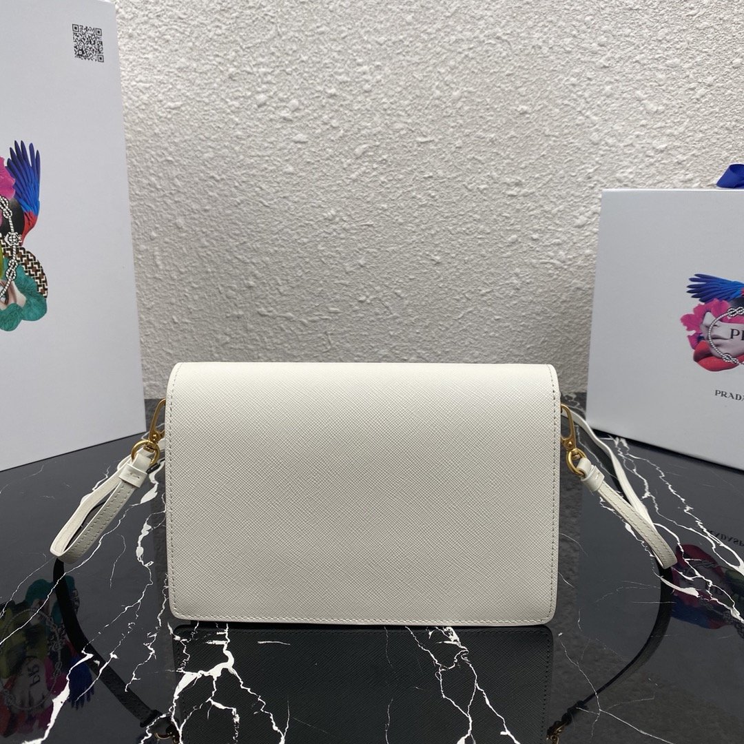 Pra*a 1bp020 saffiano chain bag-20*12*4cm