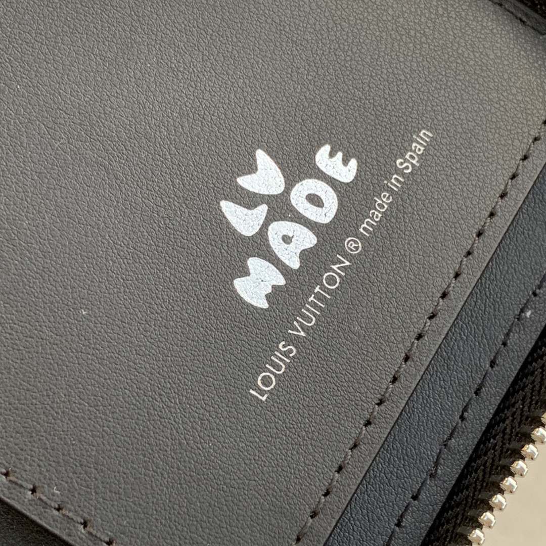 l0*is V*t0n zippy vertical wallet m63095-20*10cm