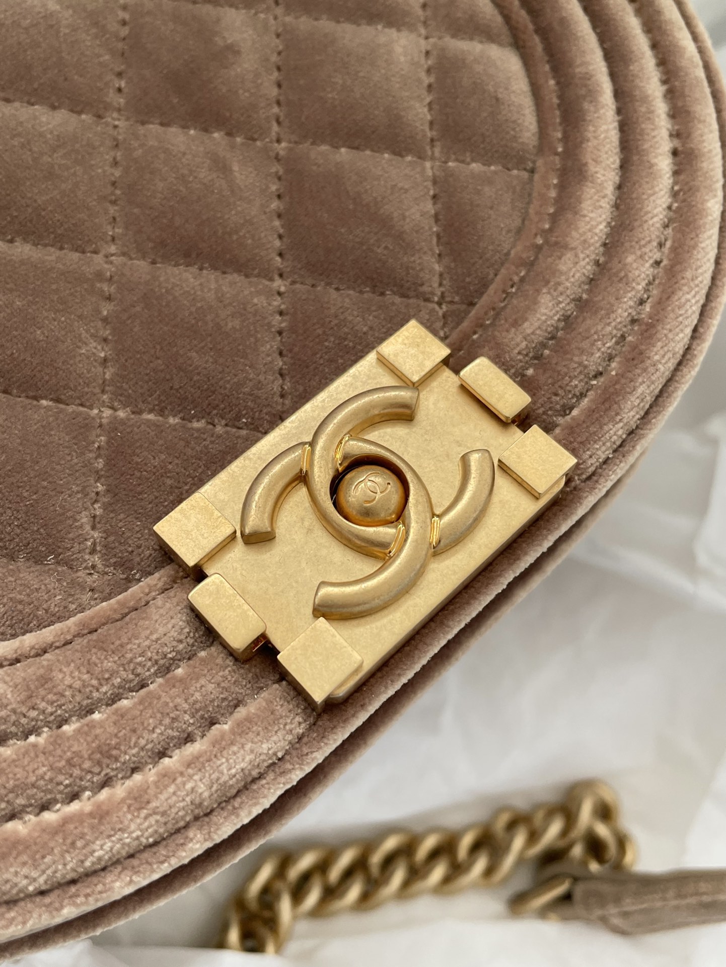 Ch@nel Boy Bag-18*12.5*6CM