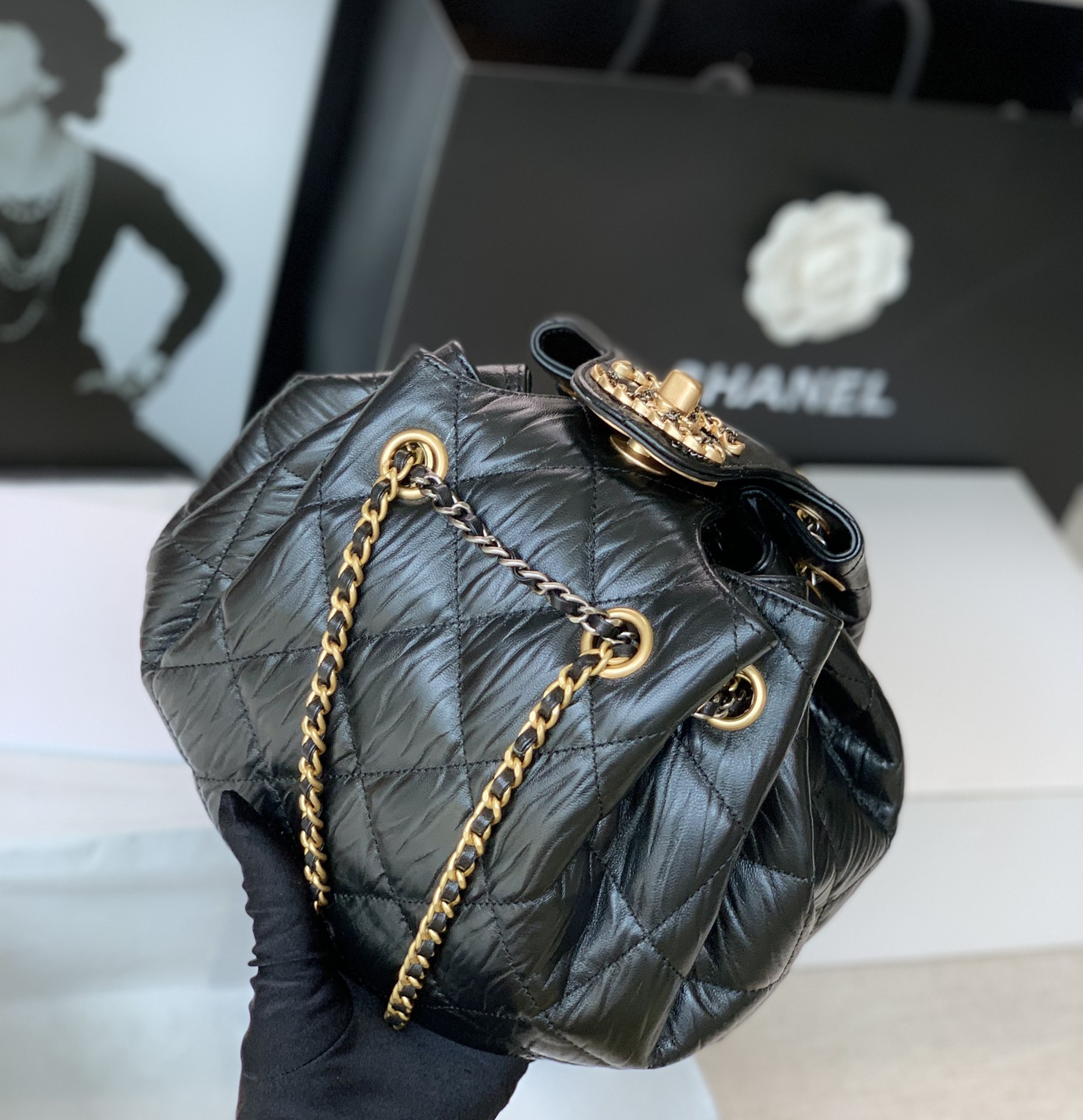 Ch@nel 2022SS Dumpling Bag