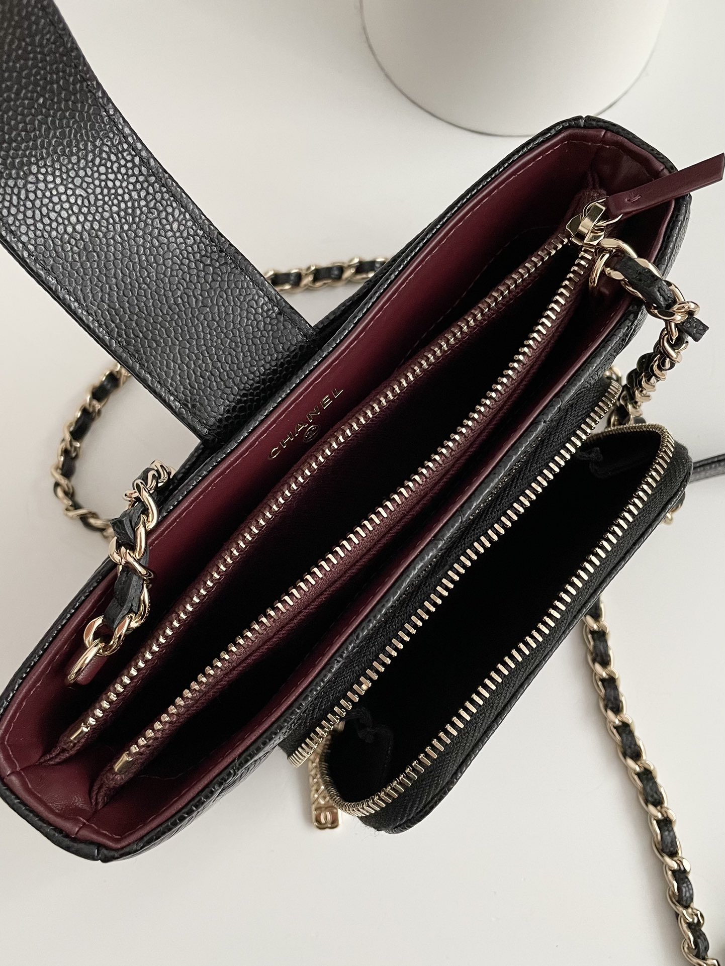 Ch@nel Chain Coin Purse-19*10*3.5CM