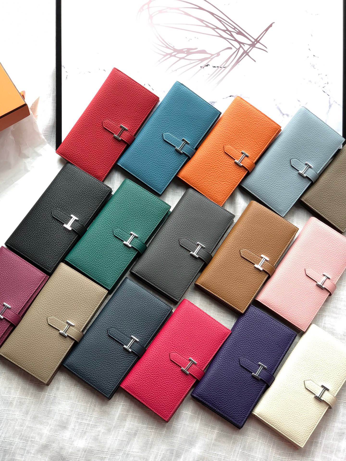 H**mes wallet togo-17.5*2*9.5cm