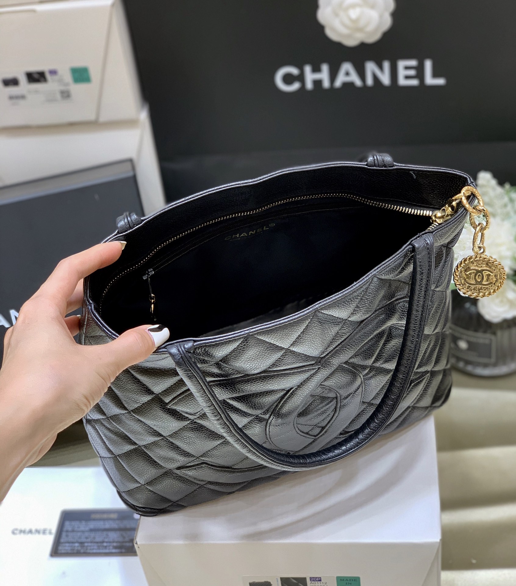 Ch@nel Vintage Tote-30x24CM