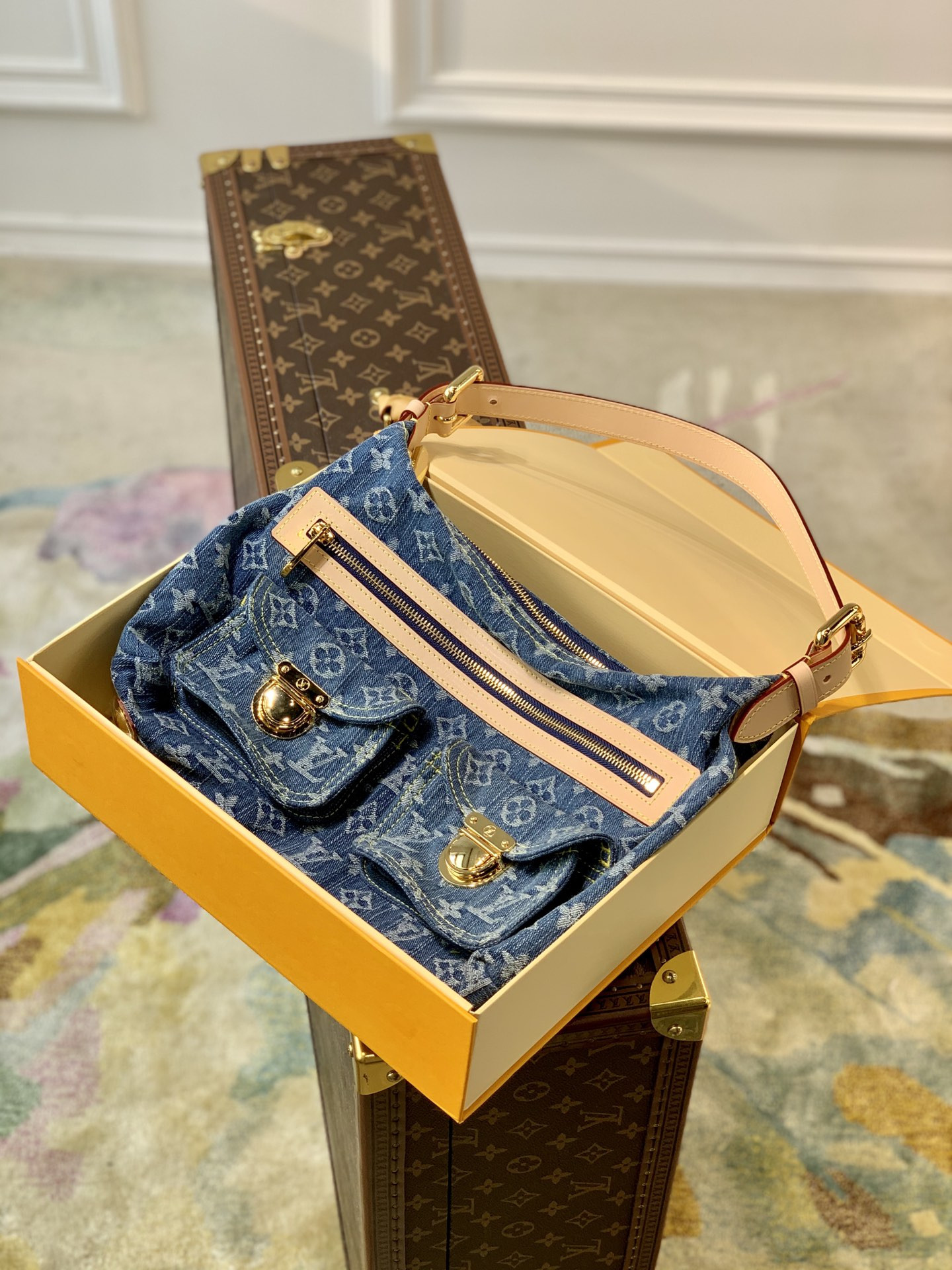 l0*is V*t0n vintage m44464 handbags-30*10*19cm