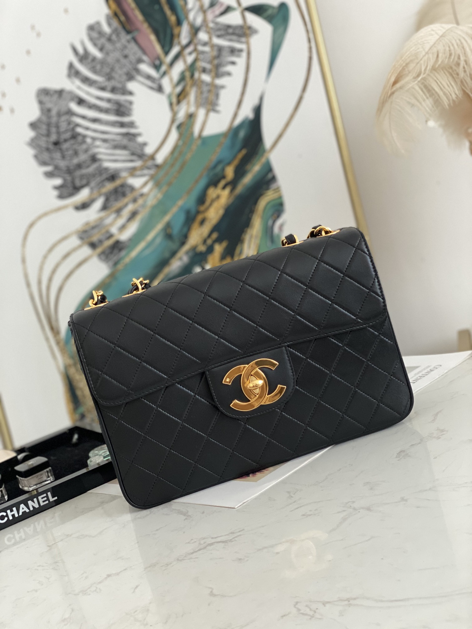 Ch@nel 2021 Flap Bag-30*21*8CM