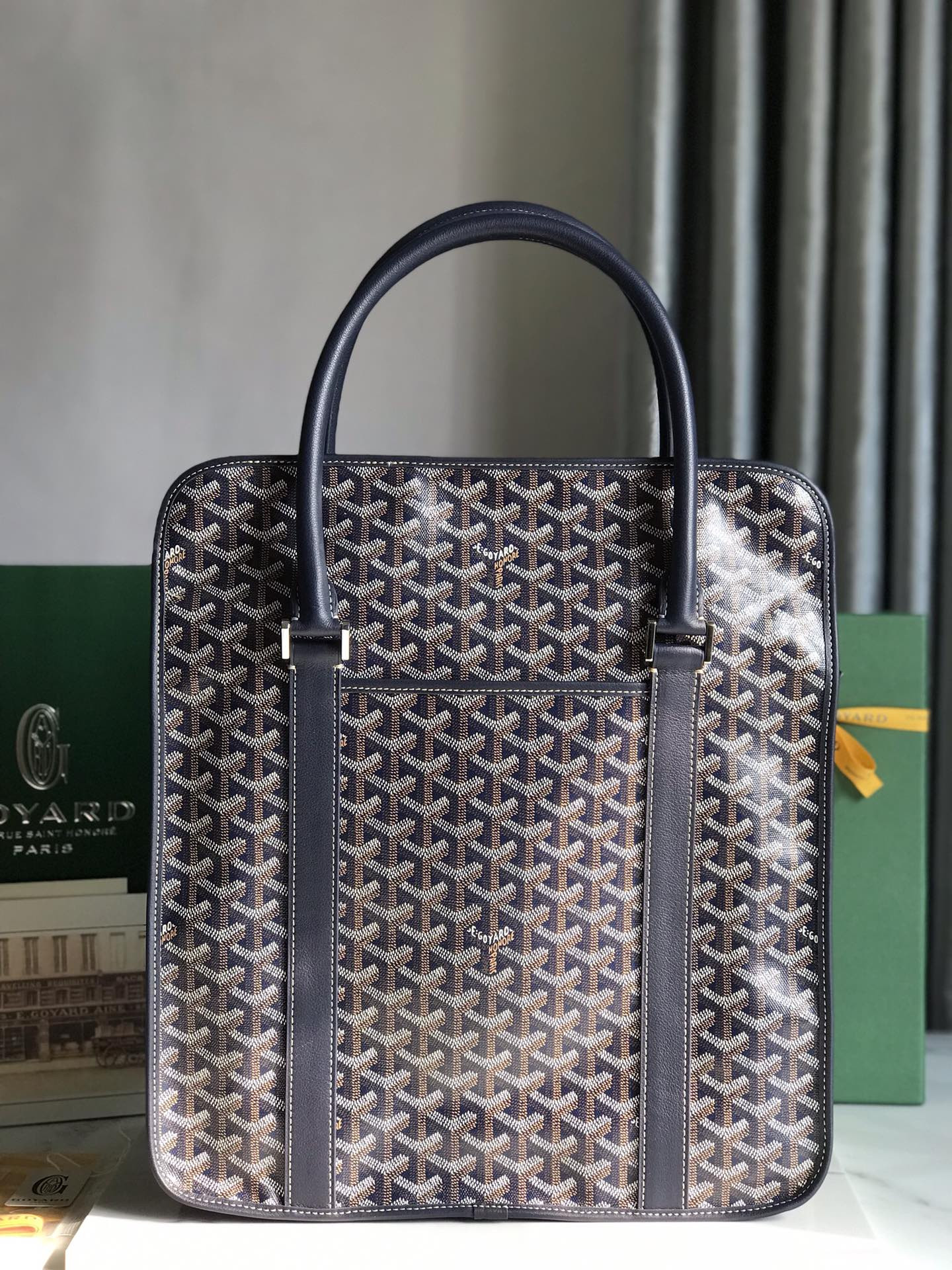 Go*ard bourgogne tote -35×39×11cm