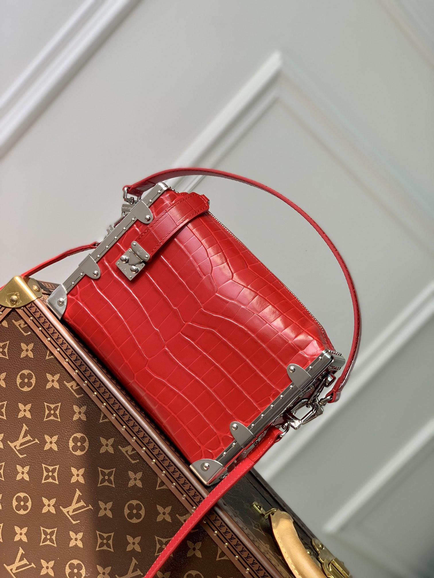 l0*is V*t0n petite malle handbags-m46358-21 x 14 x 6cm