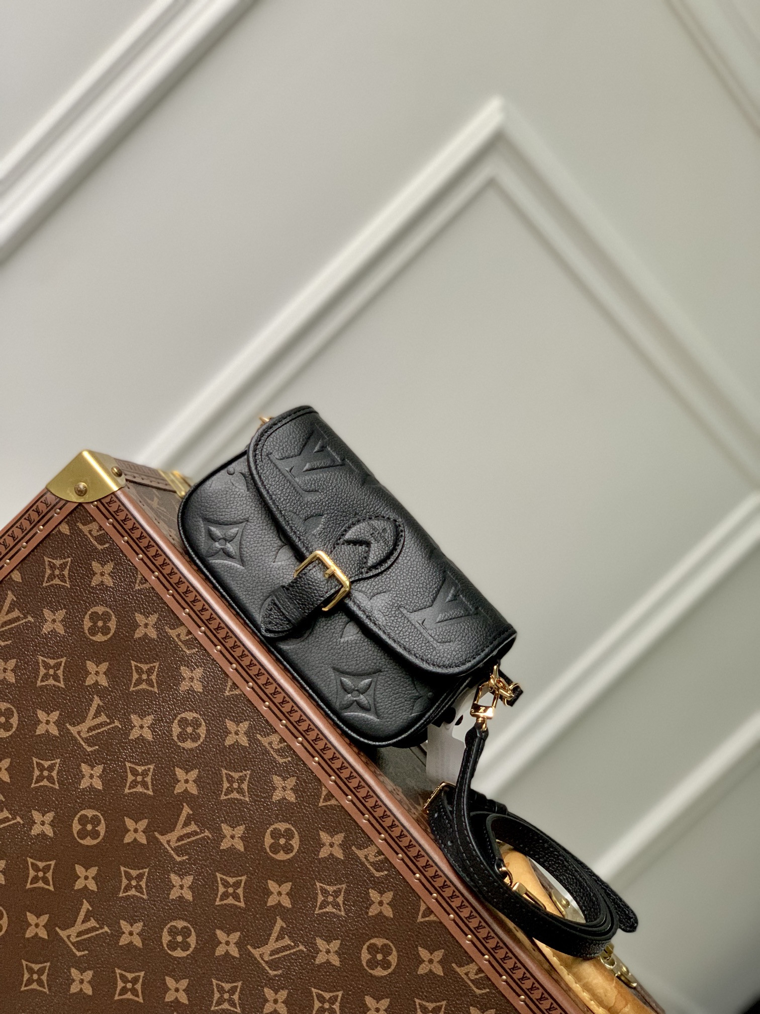 l0*is V*t0n nano diane handbags-m83566-19*10.5*6cm