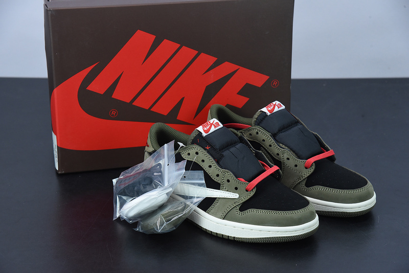 TRAVIS SCOTT X AIR JORDAN 1 LOW DARK MOCHA BLACK CQ4277-105