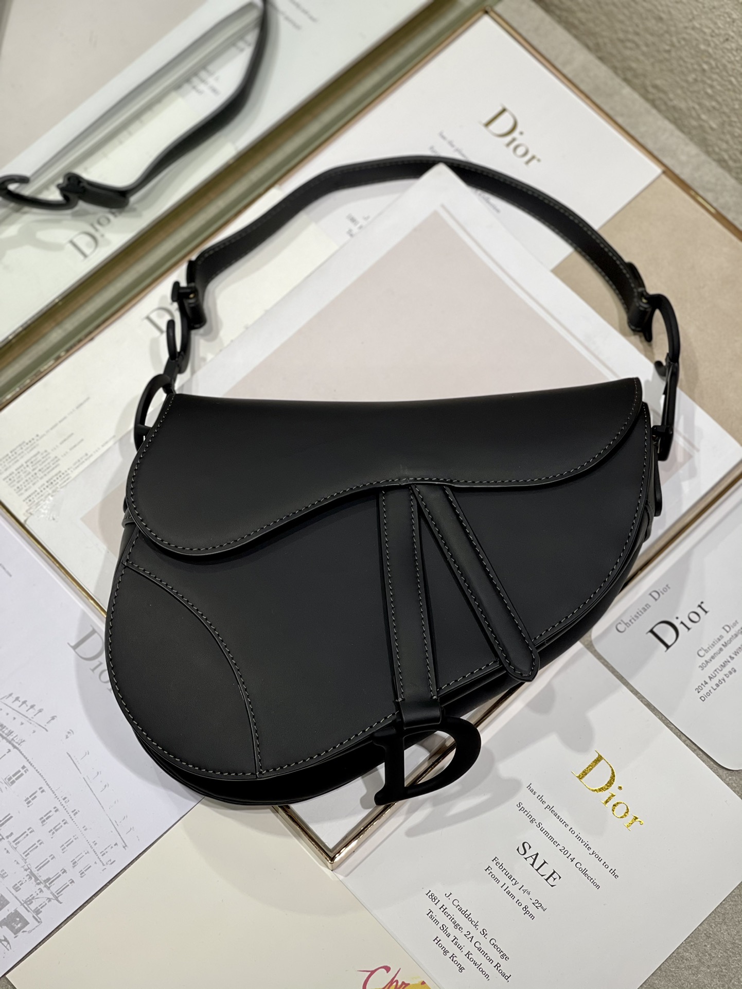 D*or saddle bag-25.5 x 20 x 6.5cm