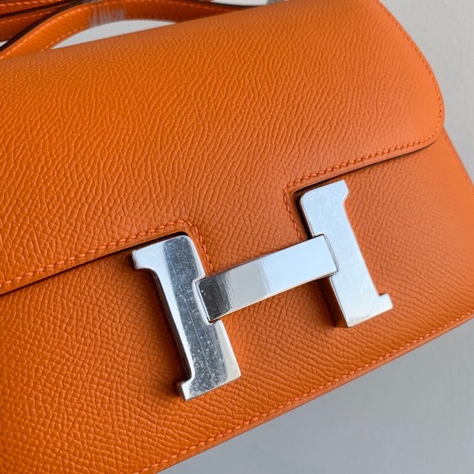 H**mes constance epsom leather-19cm