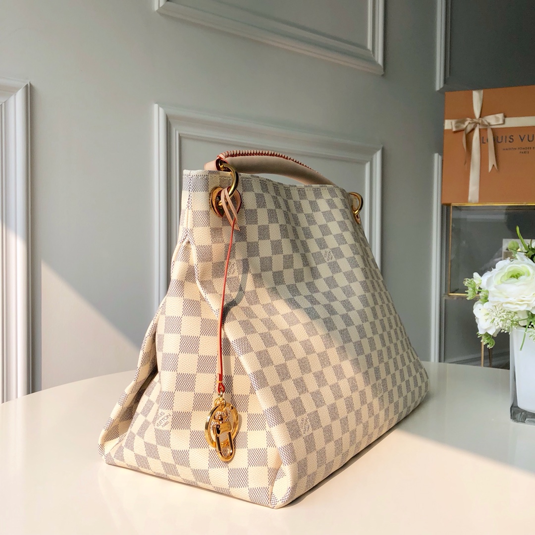 l0*is V*t0n artsy damier azur bag-46*32*24cm