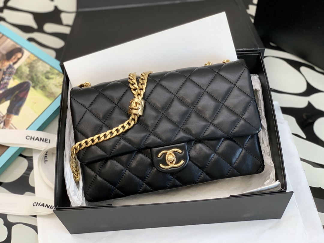 Ch@nel Flap Bag-24.5*15.5*6.5CM