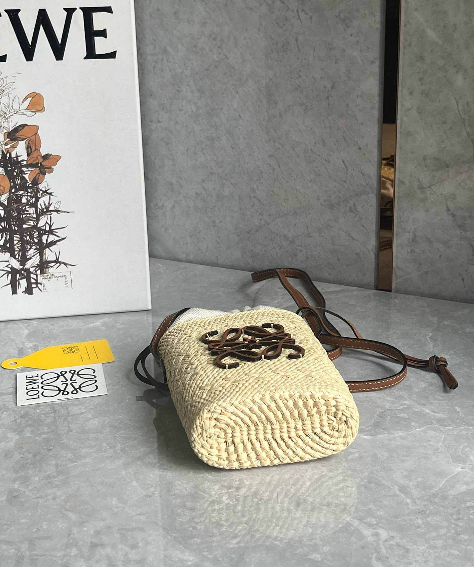 Lowee Anagram Basket Bag-22X14X6CM