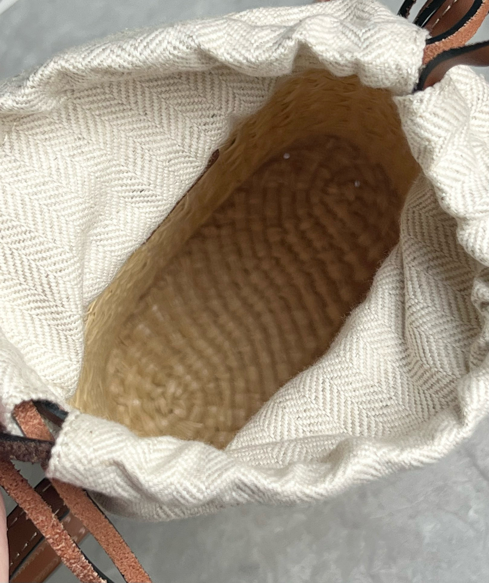 Lowee Anagram Basket Bag-22X14X6CM