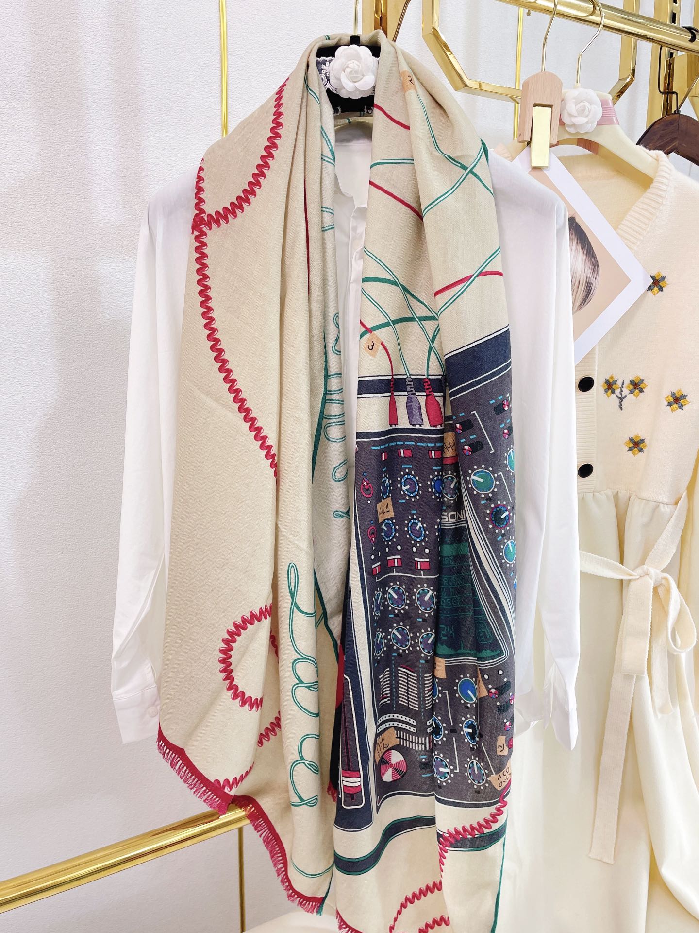 H**mes cashmere scarf-80*200cm