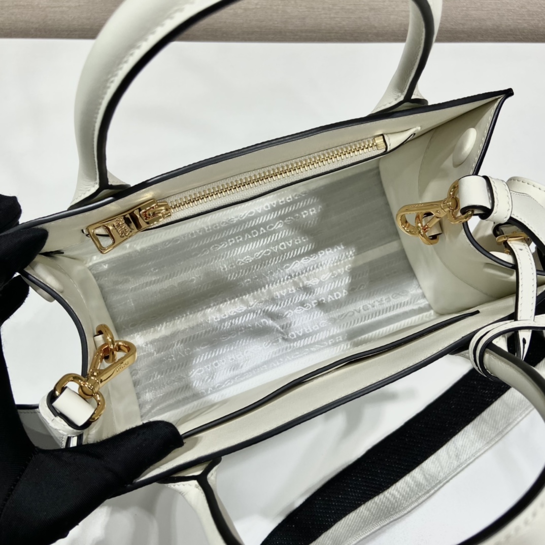 Pra*a 1ba156 tote-26*20*15&33*24*15cm