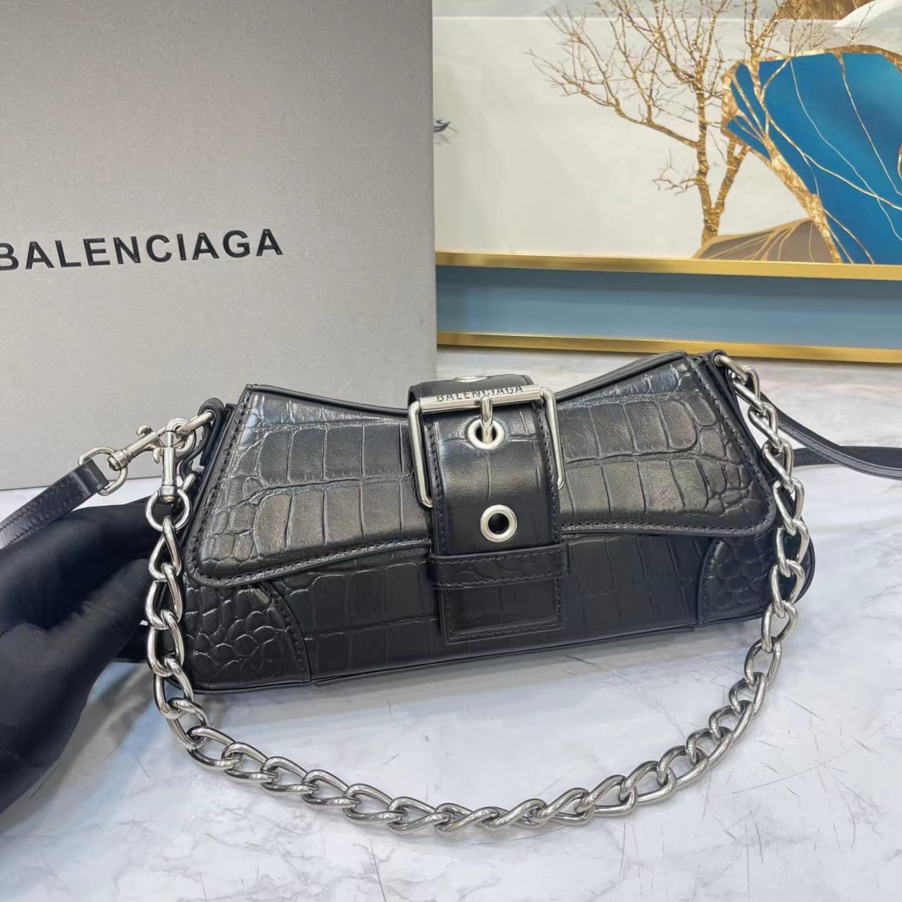 Ba*len*cia*ga lindsay bag-29x13x4.8cm