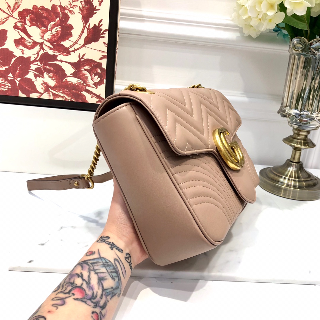G*u*i gg marmont chain bag-31*19*7cm
