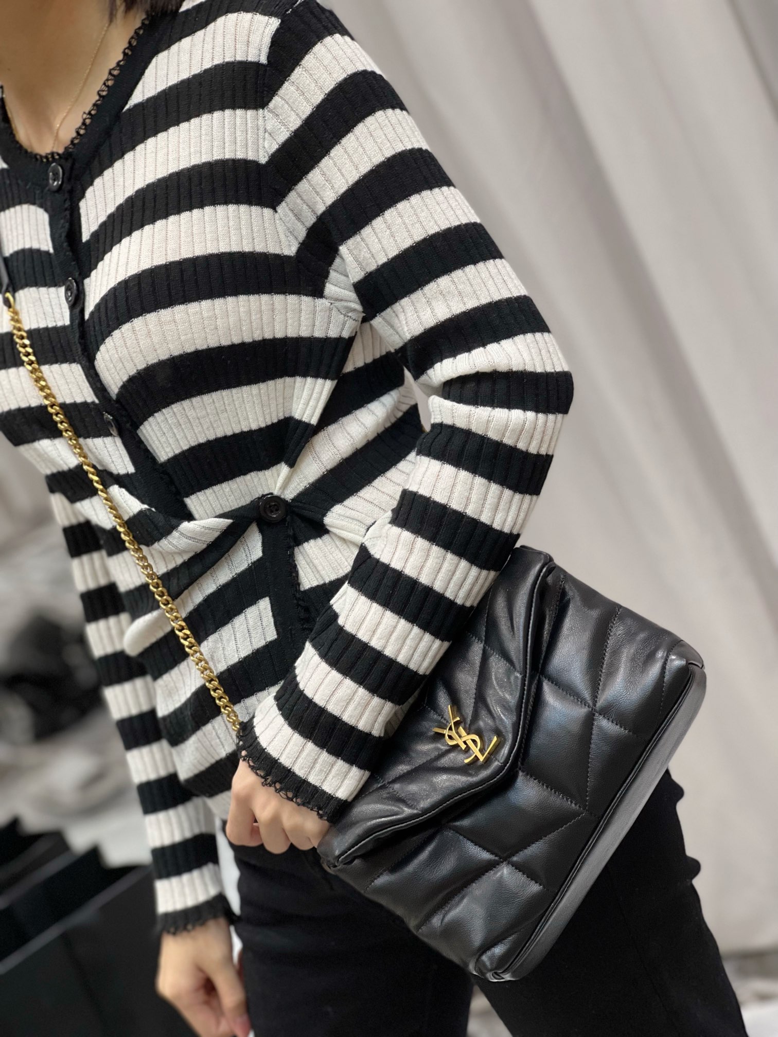 Y*L loulou puffer-lambskin leather