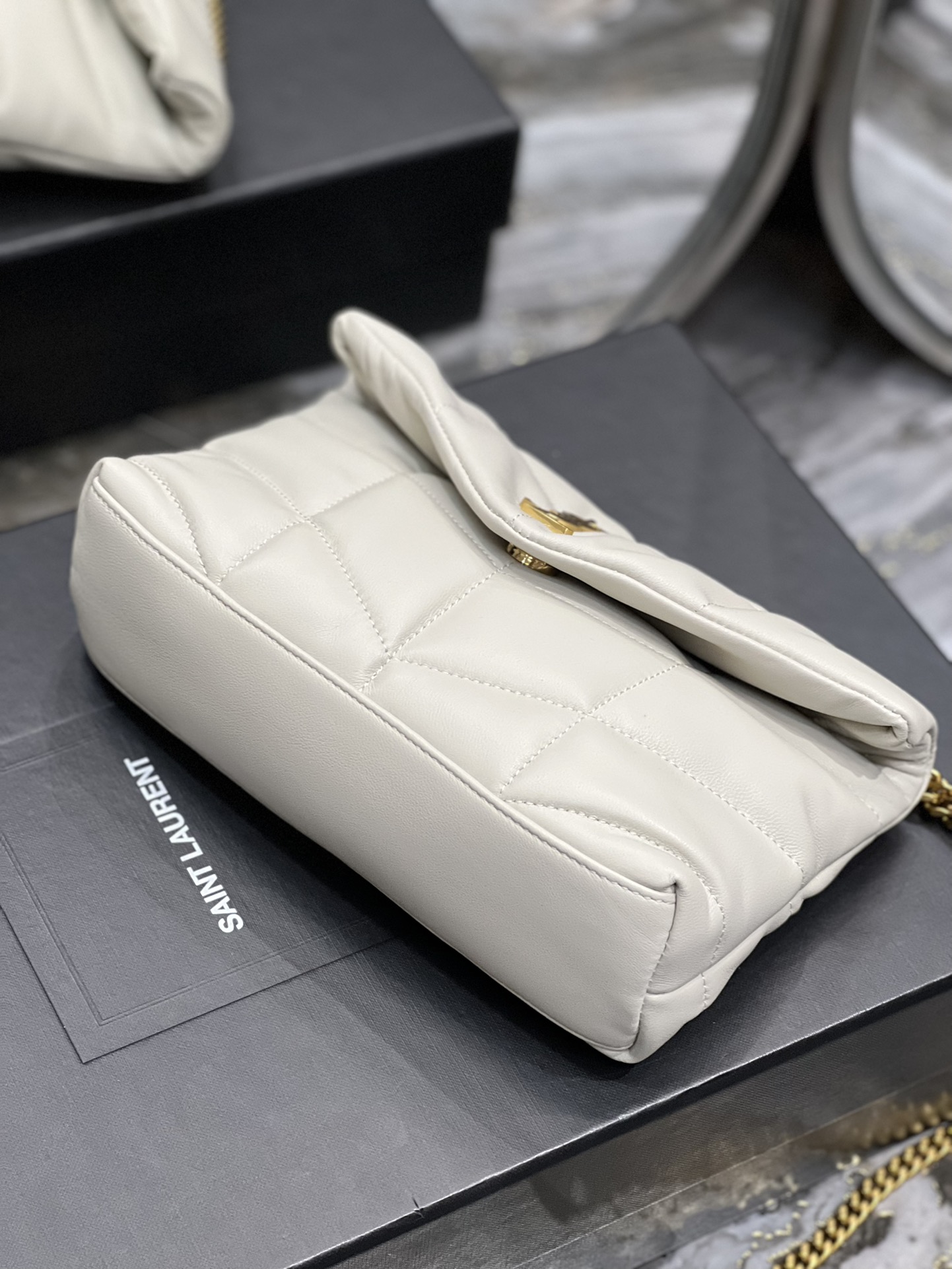Y*L loulou puffer-lambskin leather