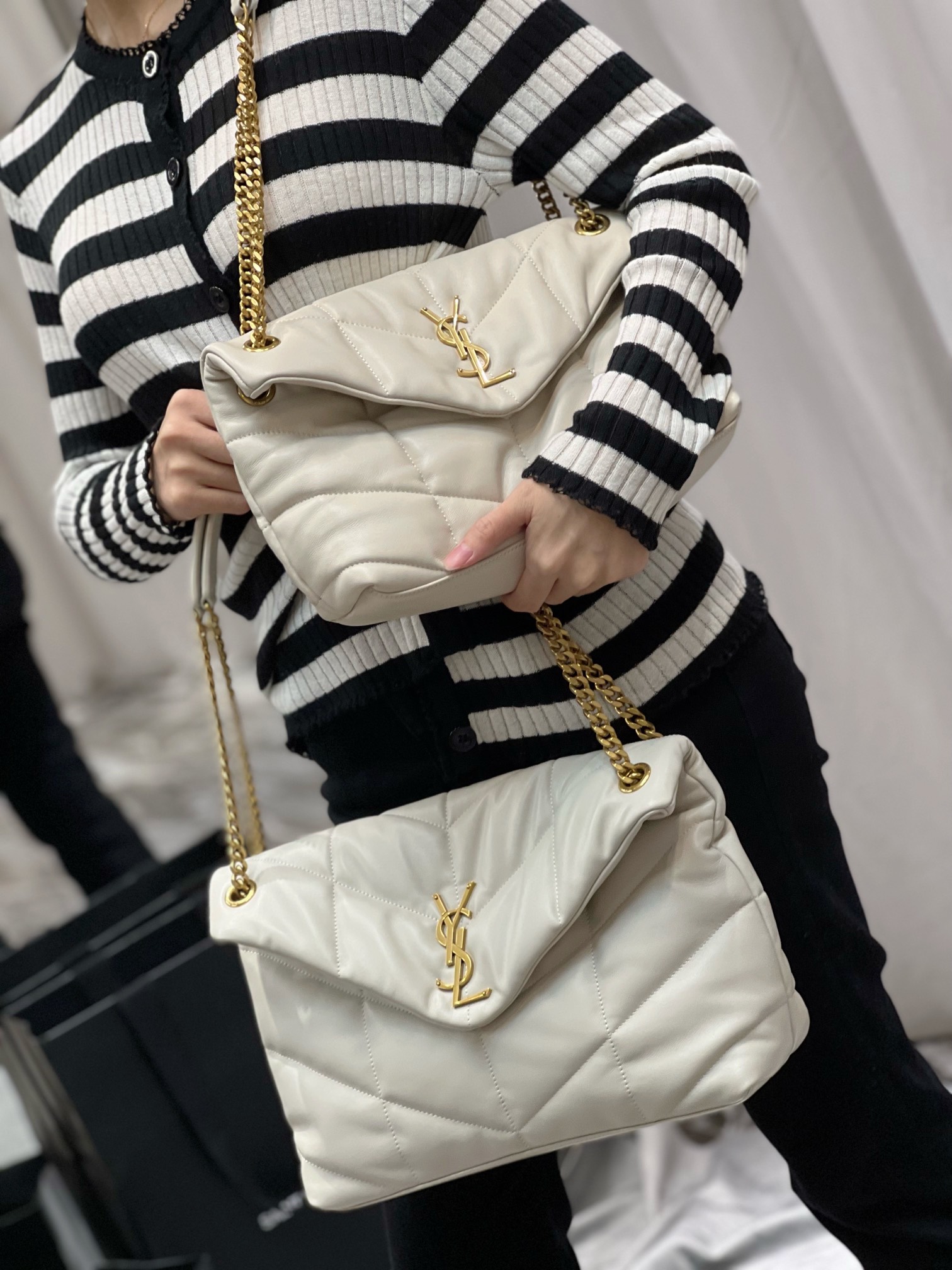 Y*L loulou puffer-lambskin leather