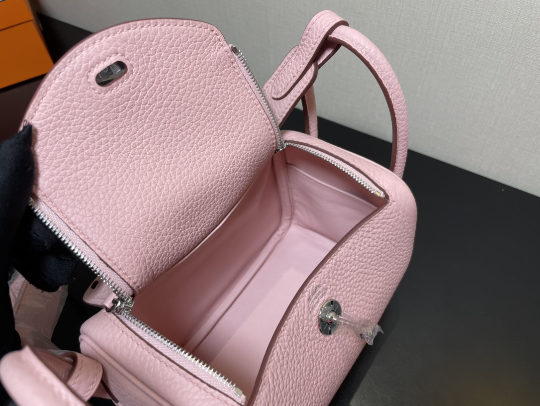 H**mes lindy 19-togo leather-19cm