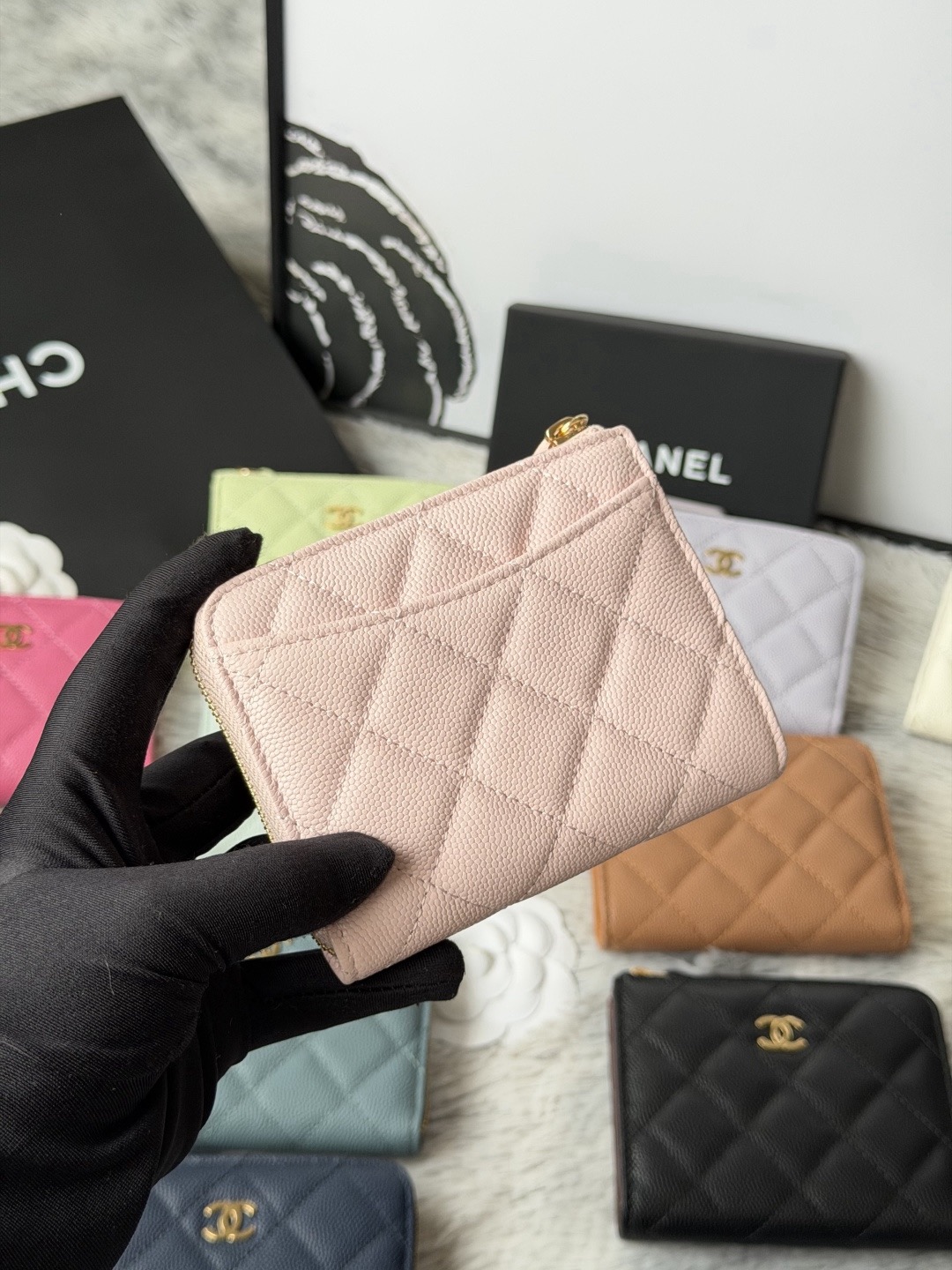 Ch@nel Wallet-11.5×9.2×2CM