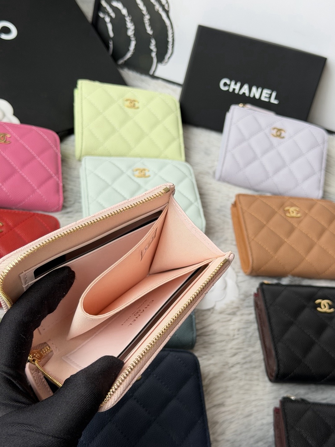 Ch@nel Wallet-11.5×9.2×2CM