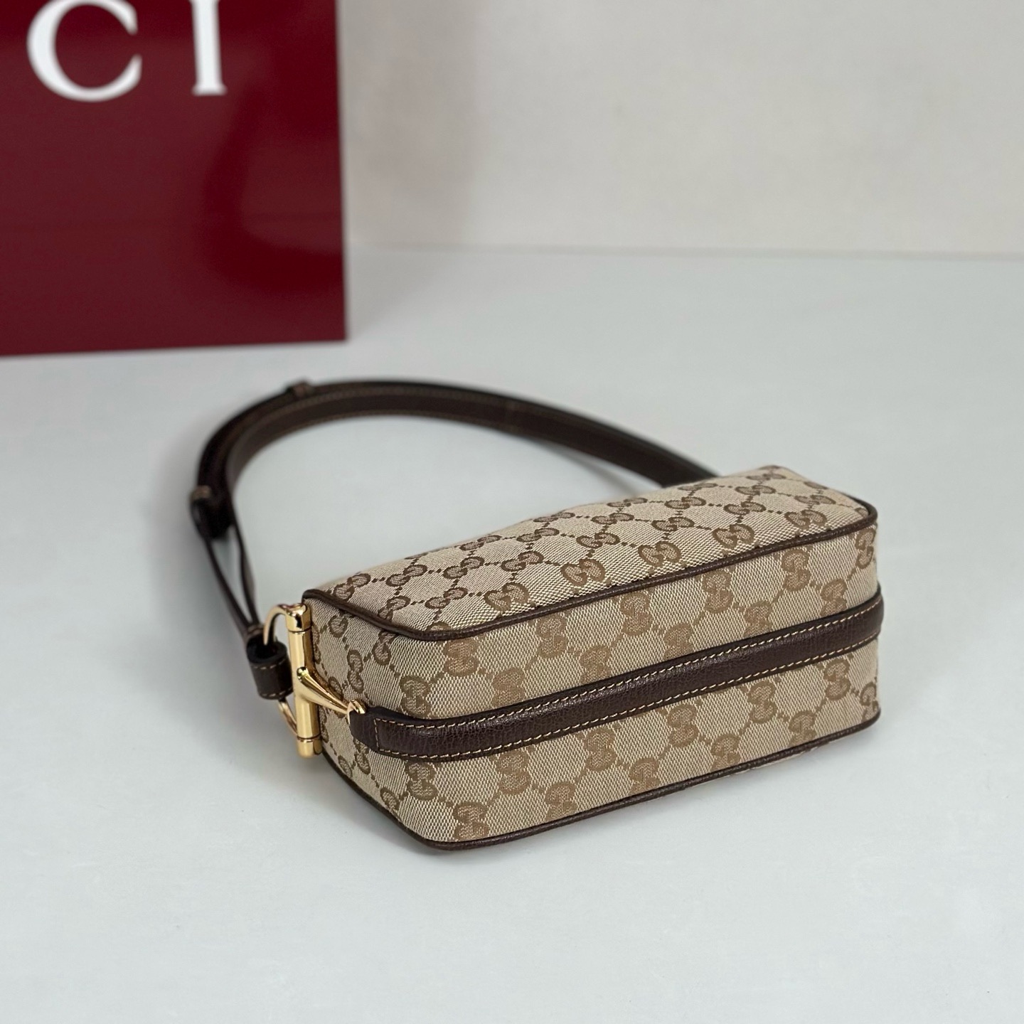 Guc*ci Mini Half Horsebit Bag-19.5*10*8CM