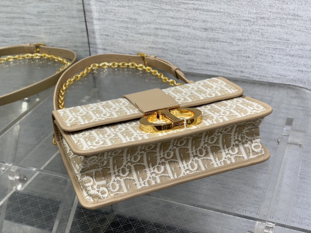 Di0r Montaigne Bag-25*16.5*8CM
