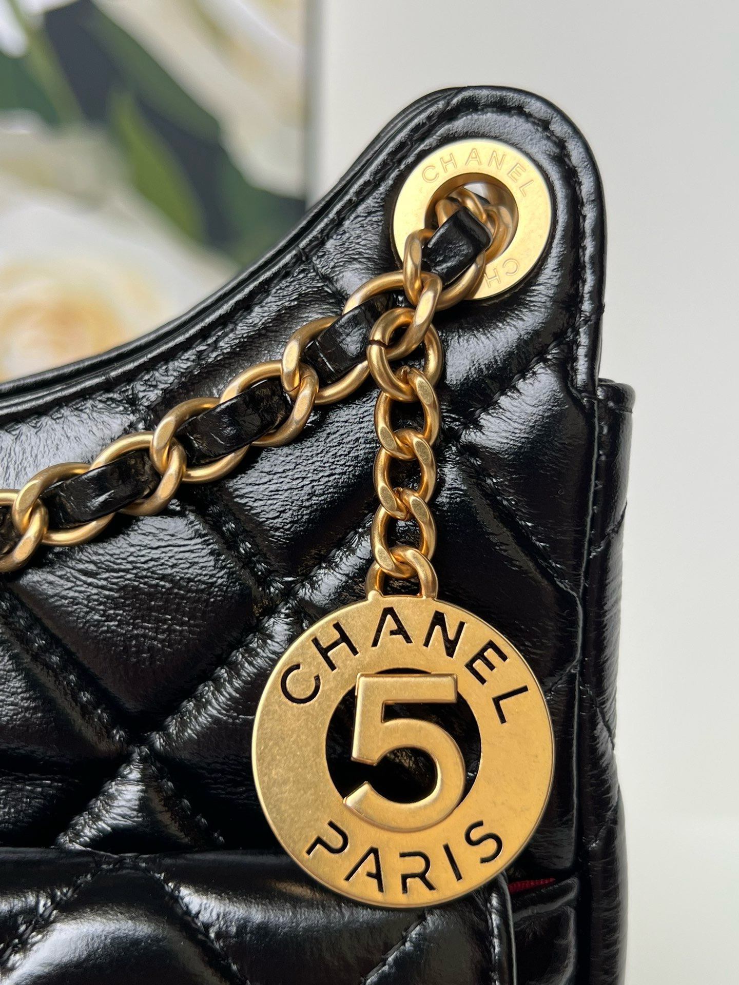 Ch@nel Hobo Handbags-22.5*21.5*7CM