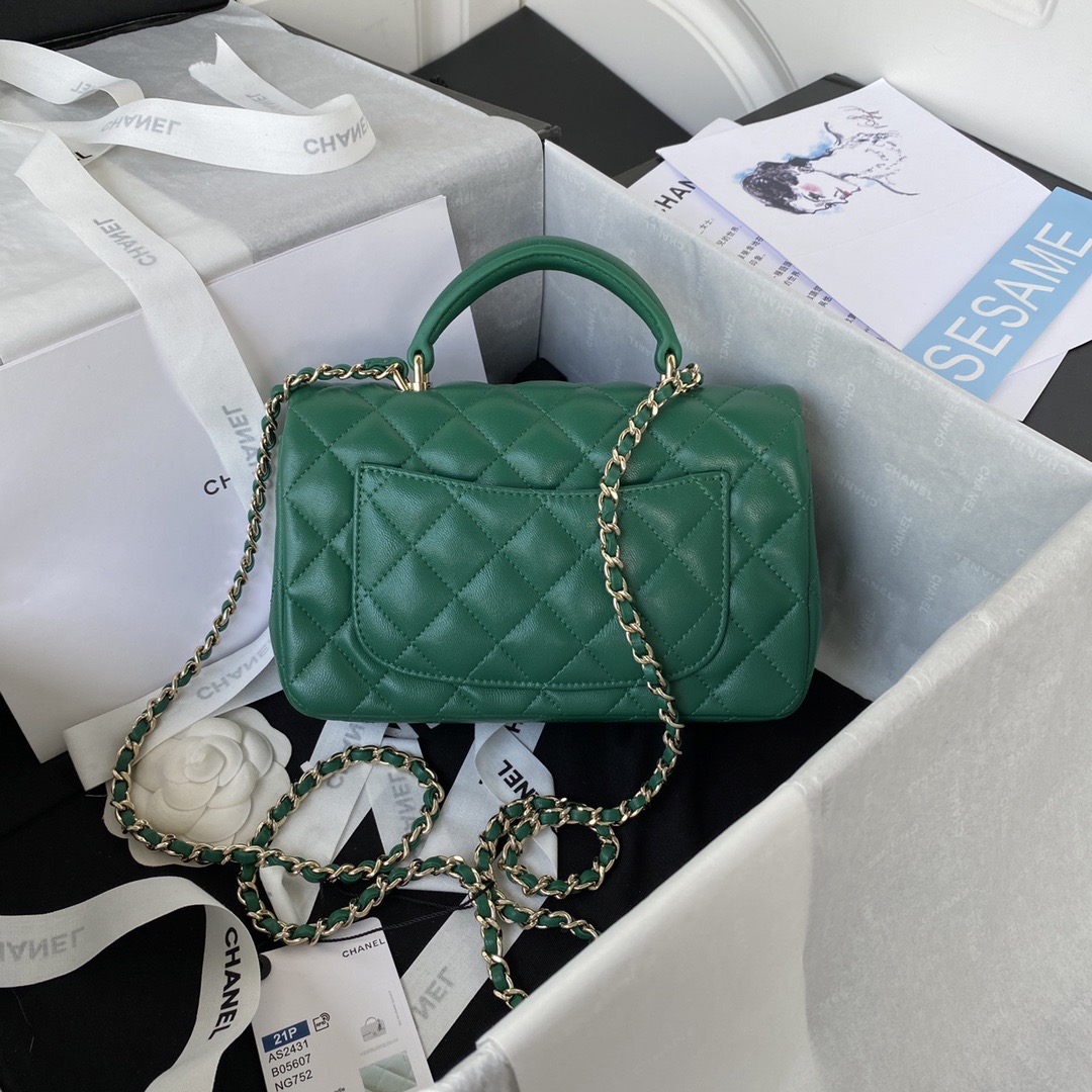 Ch@nel Flap Bag-20*12*6CM