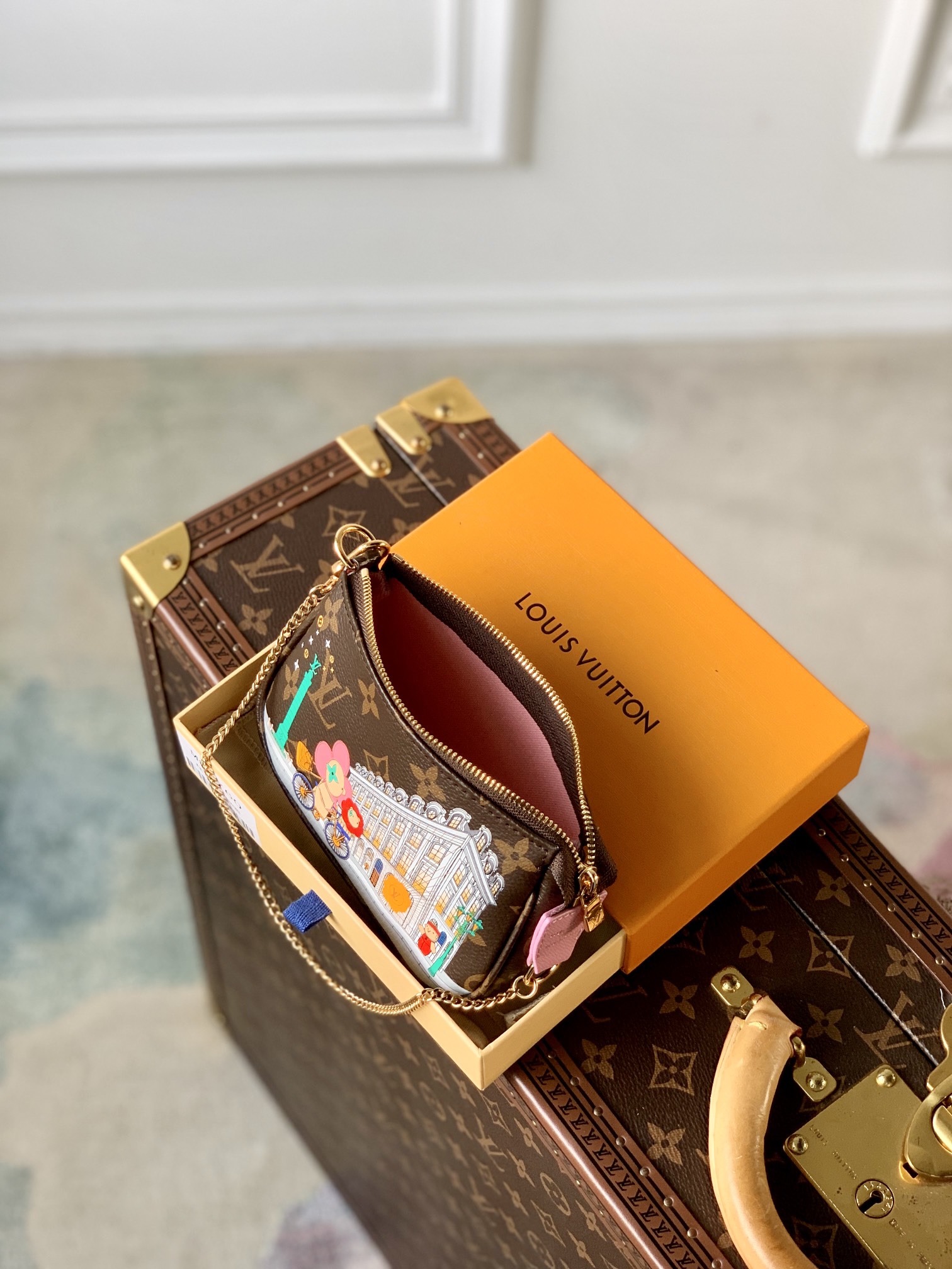 l0*is V*t0n mini pochette accessoires-15*9.5*3cm
