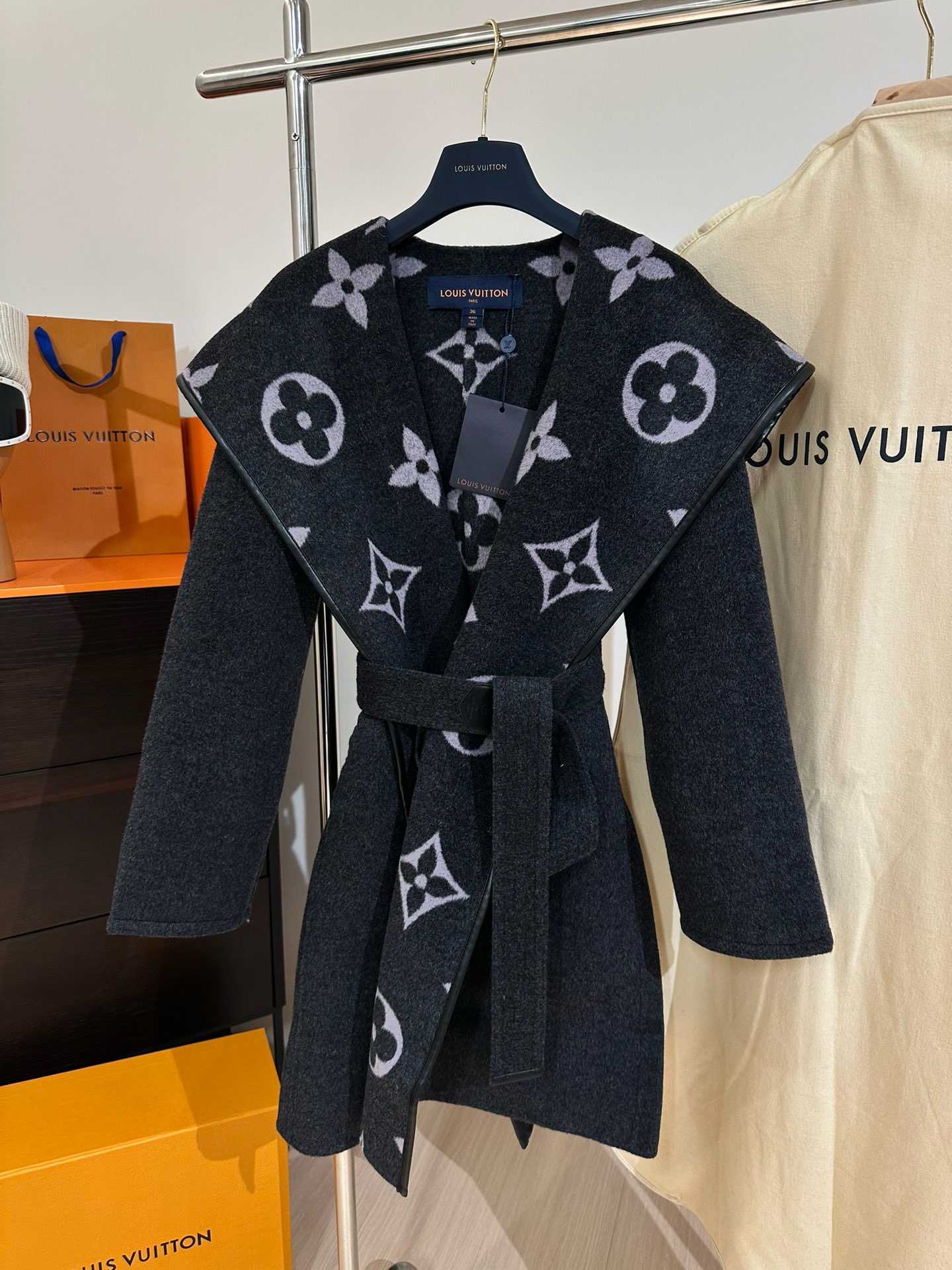 Lou*is Vuitt*on Wool Trench Coat