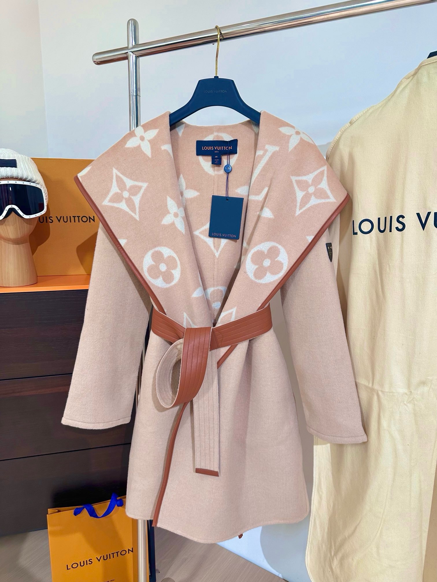 Lou*is Vuitt*on Wool Trench Coat