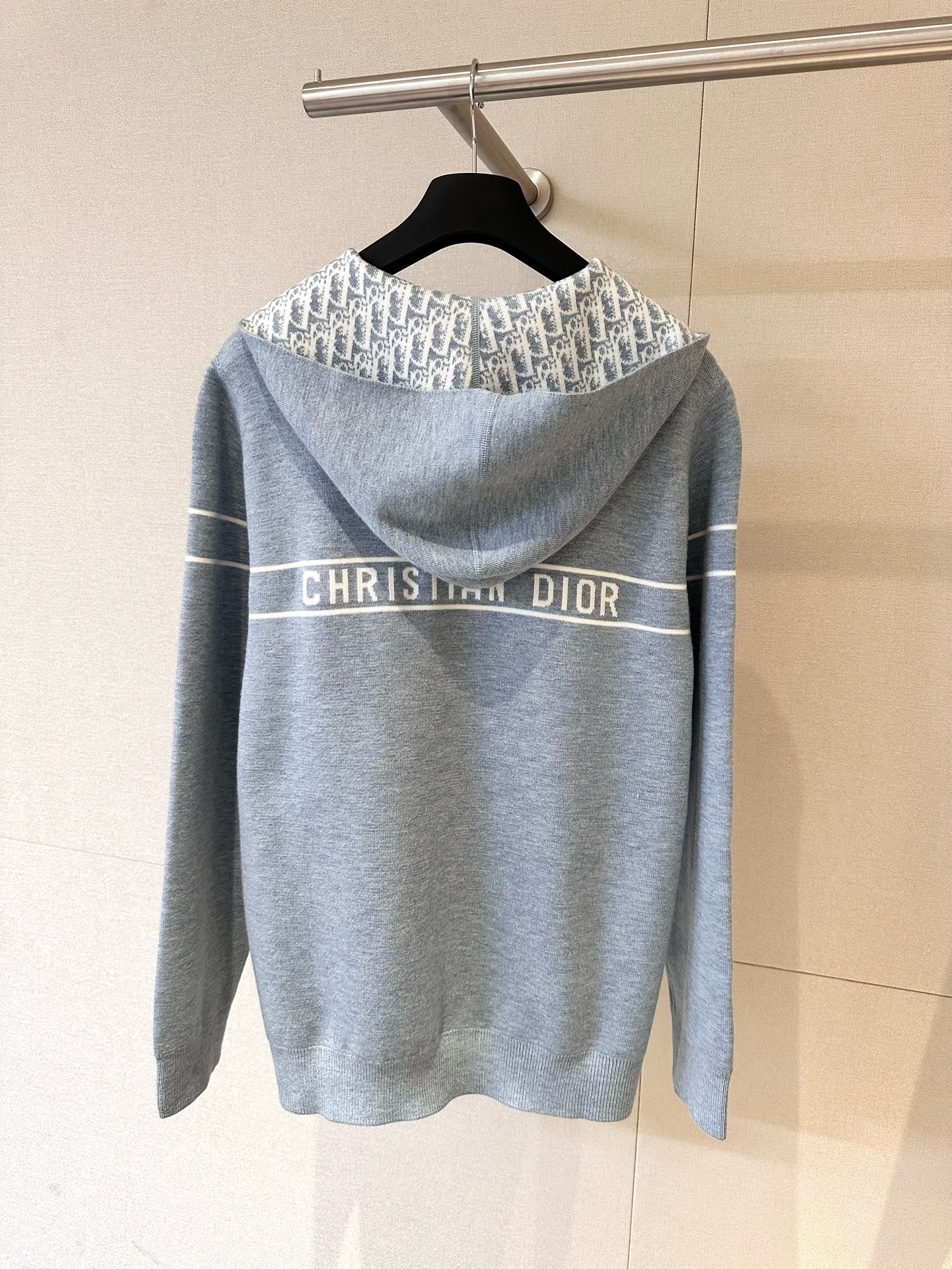 Di*r Reversible Hooded Cardigan