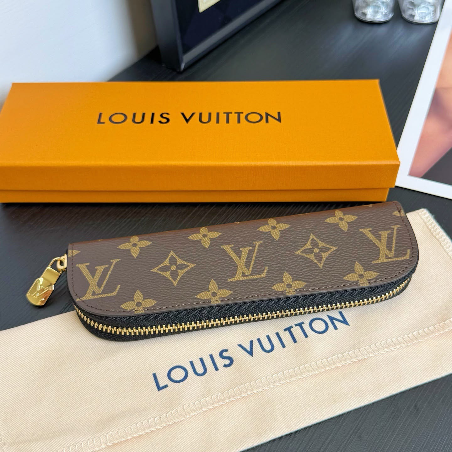 L0vis Vuitto*n Charlotte Pencil Pouch S00 - Library and Stationery-20*7*2CM