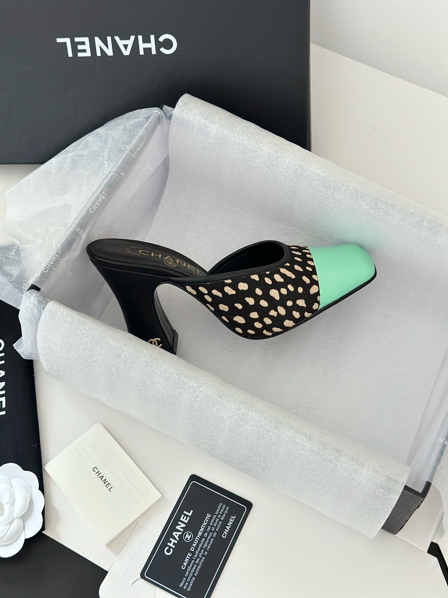 Cha*el Mules - Lambskin & Patent-8CM