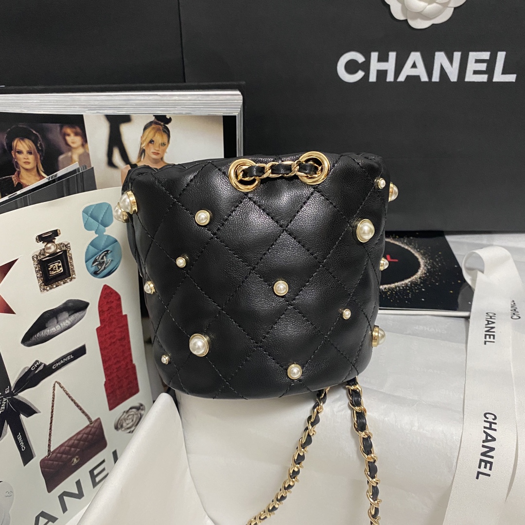 Ch@nel Cosmetic Bag-12×12×12CM